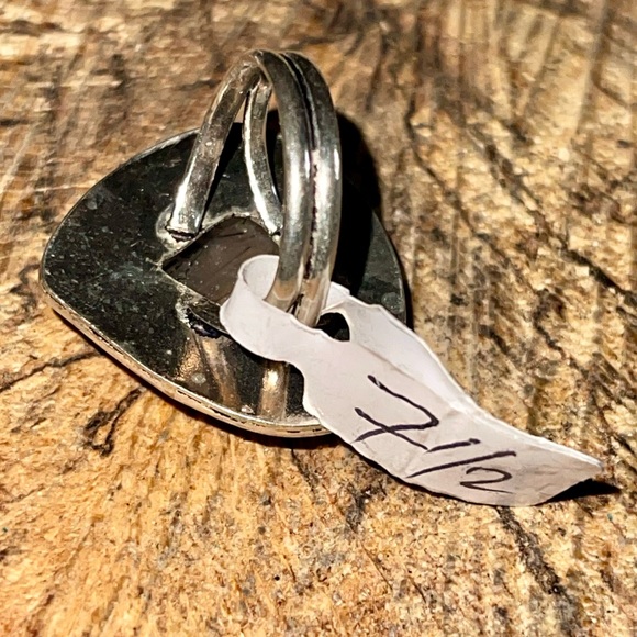 Black Rutilated Quartz Ring Size 7 1/2 - Picture 6 of 6